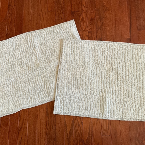 Pottery Barn Pick-Stitch Standard Shams - Picture 1 of 2